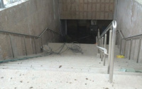 В Тюмени вандалы раскурочили подземный переход на Монтажников: фотофакт 
