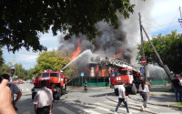 На Осипенко выгорел Дом Жернакова, шокирующие фото и видео
