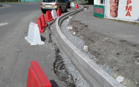 Реконструкция дороги на Московском тракте близится к концу, фоторепортаж