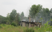 В Тюменской области горел дачный дом, который могли поджечь 