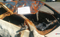 На выезде из Тюмени для устрашения водителей выставили разбитые в ДТП машины