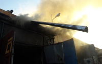 На Гилевской улице горели склады