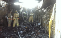 В Тюмени в частном доме сгорела баня: пострадал один человек