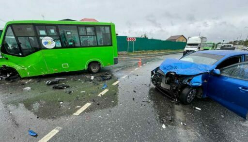 Смертельное ДТП с автобусом спровоцировал в Тюмени водитель Kia Rio