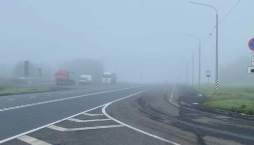 Внимание! На трассу Тюмень – Омск опускается сильный туман