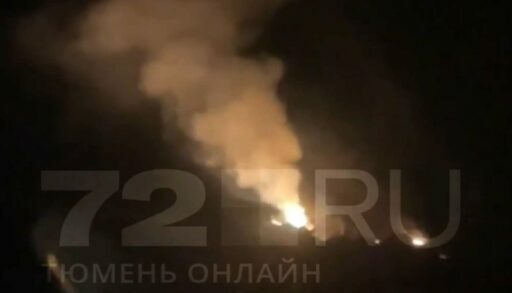 Тюменцы сняли на видео крушение бомбардировщика под Иркутском