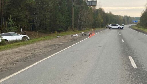 Четыре человека пострадали в массовом ДТП под Тюменью