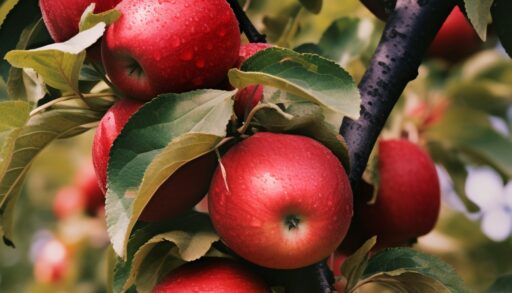 ИИ дача яблоня яблоки freepik.com