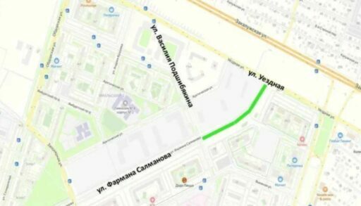 В Тюменской Слободе после ремонте открыли проезд по ул. Салманова