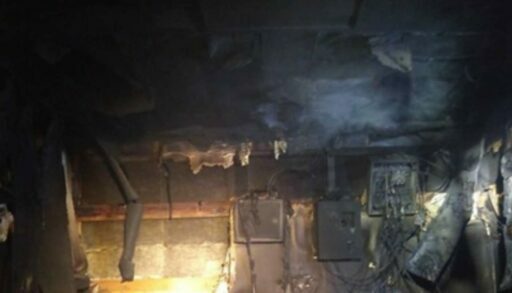 Ночью под Тюменью сгорела шиномонтажка