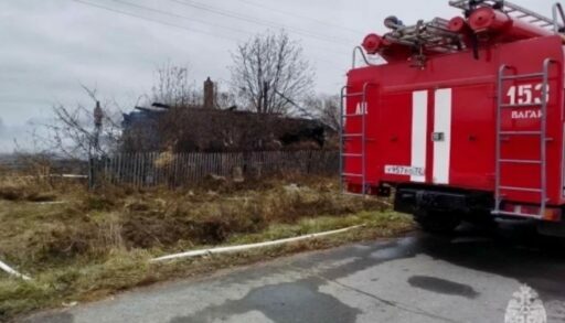 В тюменском селе на пожаре погиб человек