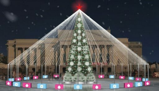 Новый год тюменцы встретят с новой главной ёлкой