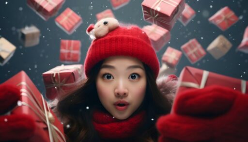 девушка в красной шапочке, удивлена