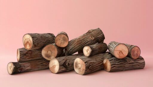 дрова лежат