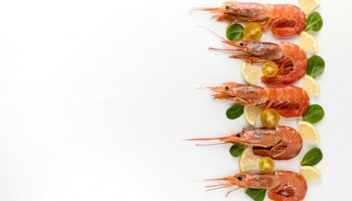 креветки с лимоном