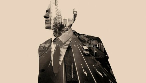 призрачный силуэт мужчины