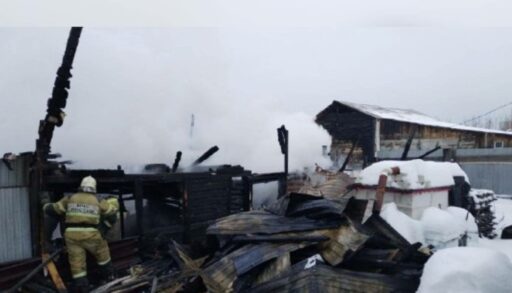 В Тобольске на пожаре сгорели два человека