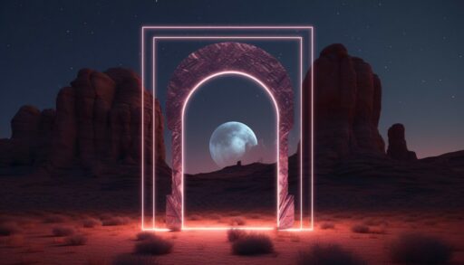 Фантастический портал в горах