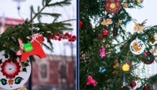Тюменская ёлка с игрушками местных мастеров вошла в десятку лучших по стране