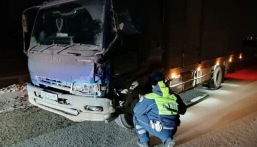 На тюменской трассе фура насмерть сбила пешехода