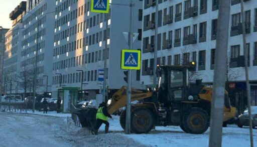 За ночь из Тюмени вывезли более 9 тысяч кубометров снега