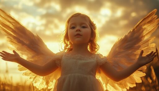 Ангел расправил крылья