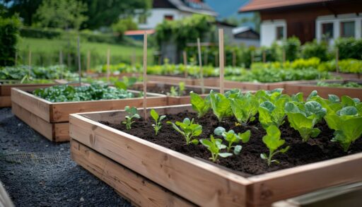 Аккуратные высокие грядки