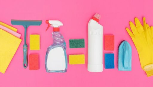 перчатки, тряпки, щетки, губки