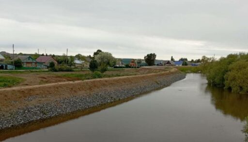 Вода в реке Ишим продолжает убывать