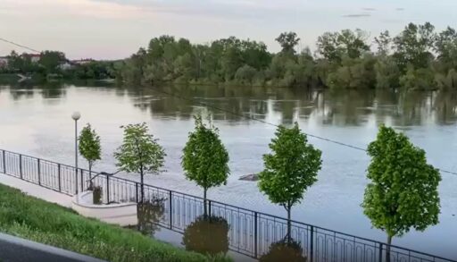 В Ишиме паводок пошел на спад