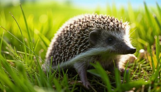 ежик в траве