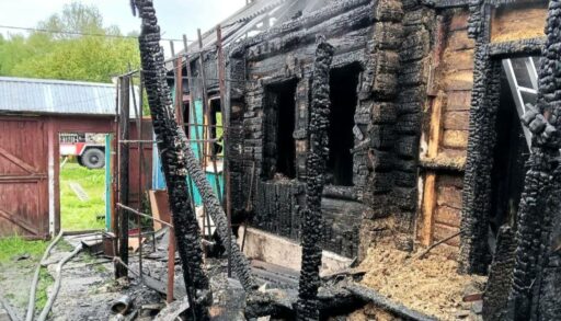 Утренний пожар в тюменском селе унёс жизнь одного человека