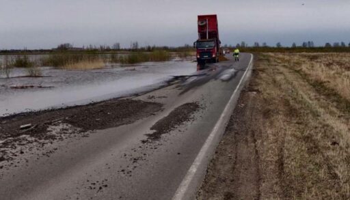 В Тюменской области затопило 19 региональных дорог