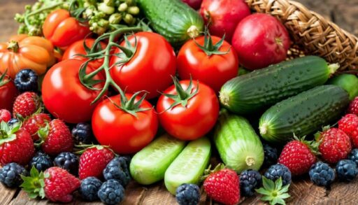 урожай овощей и ягод