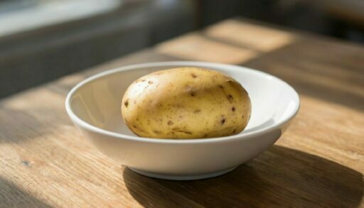 картошка в миске