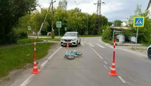 В Тюмени на пешеходном переходе сбили 6-летнюю девочку на велосипеде