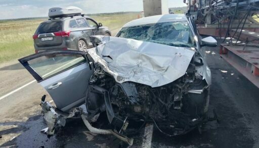 На трассе под Тюменью в массовом ДТП погиб 40-летний мужчина