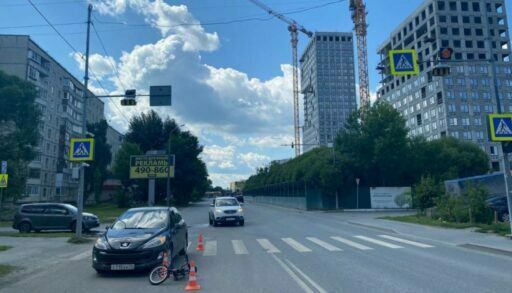 За день в Тюменской области произошло 5 ДТП с участием детей