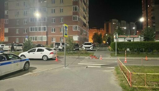 В Тюмени вечером сбили 14-летнего велосипедиста