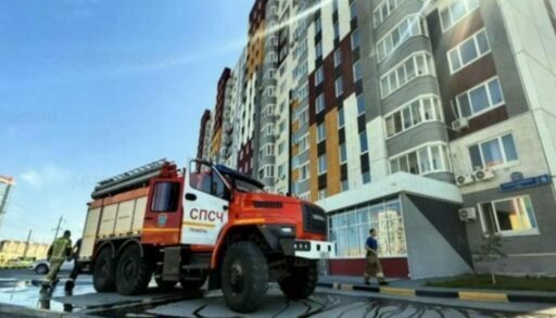 В Тюмени горела многоэтажка