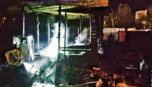 Ночной пожар в Тюмени унёс жизнь одного человека