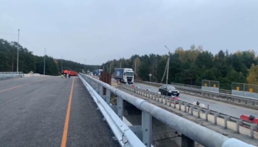 На трассе Тюмень - Омск открыли движение по новому путепроводу