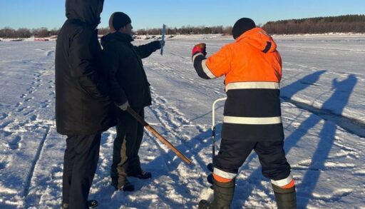 В Увате провели обследование ледовой переправы