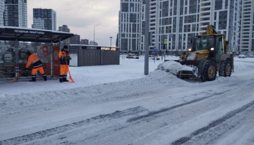 Мэр Тюмени лично проконтролировал уборку снега