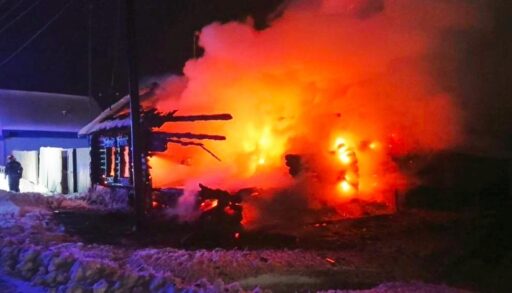 Ночной пожар в тюменской деревне унёс жизнь одного человека