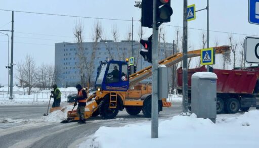 За сутки с улиц Тюмени вывезли более 46 тысяч кубометров снега