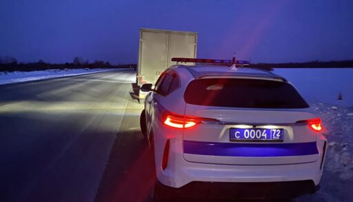 Тюменские автоинспекторы спасли замерзающего на трассе водителя "Газели"
