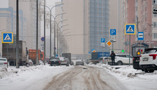 парковка дорога город