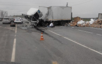 Погиб водитель большегруза в результате аварии на объездной дороге в Тюмени 
