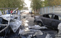 В Боровском из-за жары взорвалась «Газель»: двое пострадали